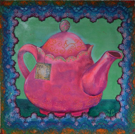 Just a little Attention | 60 x 60 | Mix Media